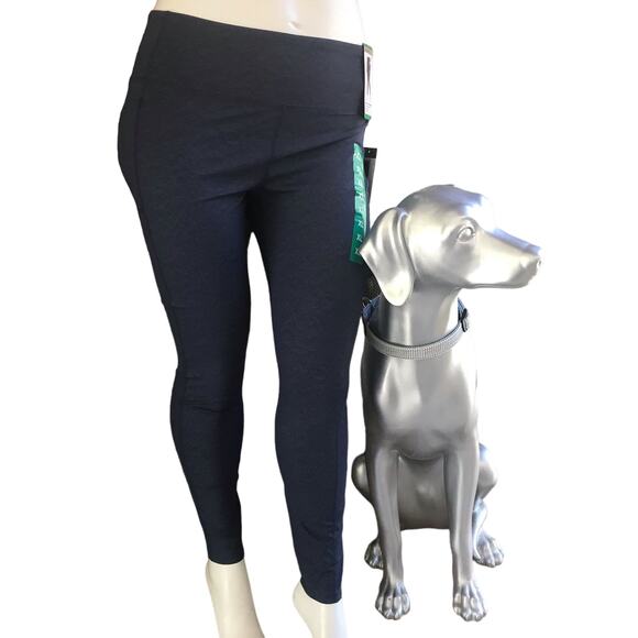 NEW Mondetta High Waist Active Blue  Leggings with Pockets Women’s Size XL - Picture 1 of 8